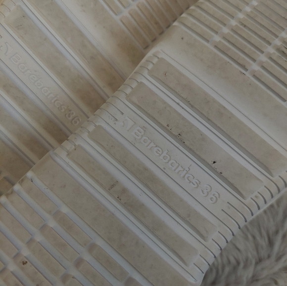 Barebarics Sneakers White/ White Women Sz 5 Kids Sz 3/3.5 Barefoot - Picture 6 of 8